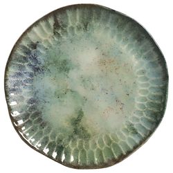 Conjunto 6 Pratos Sobremesa Oreon Green 20cm Scall - Cerâmica Scalla