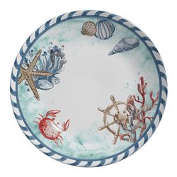 Conjunto 6 Pratos Rasos Ø28cm Oceano - Cerâmica Scalla