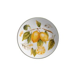Conjunto 6 Pratos Sobremesa Redondo Branco Toscana - Cerâmica Scalla