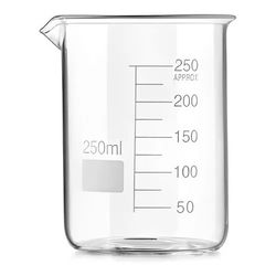 BEQUER VIDRO BOROSSILICATO 250ML FORMA BAIXA GRADU... - SCQ Soluções Laboratoriais | Tudo para seu laboratório!
