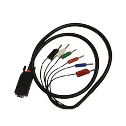 CABO STANDART 1,3M COM 6 CONECTORES BANANA BLINDAD... - SCQ Soluções Laboratoriais | Tudo para seu laboratório!