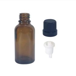 FRASCO DIN VIDRO ÂMBAR COM TAMPA LACRE E BATOQUE 3... - SCQ Soluções Laboratoriais | Tudo para seu laboratório!