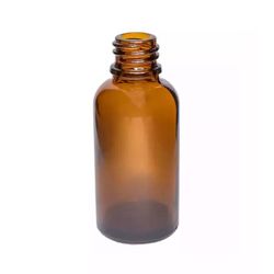 FRASCO DE VIDRO ÂMBAR ROSCA 18MM 30ML - 22143 - SCQ Soluções Laboratoriais | Tudo para seu laboratório!