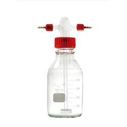 FRASCO LAVADOR DE GÁS GL45 COM PLACA POROSA E FRAS... - SCQ Soluções Laboratoriais | Tudo para seu laboratório!