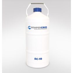 BOTIJÃO CRIOGÊNICO SC10 12,7L - 01701 - SCQ Soluções Laboratoriais | Tudo para seu laboratório!