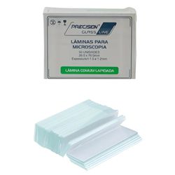 LÂMINAS PARA MICROSCOPIA 26X76MM PONTA LISA 50UN -... - SCQ Soluções Laboratoriais | Tudo para seu laboratório!