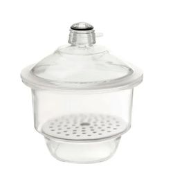 DESSECADOR DE VIDRO COM TAMPA E LUVA - V0039 - SCQ Soluções Laboratoriais | Tudo para seu laboratório!
