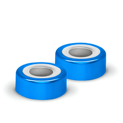 LACRE ALUMÍNIO BIMETÁLICO AZUL 20MM 100UN - 03259 - SCQ Soluções Laboratoriais | Tudo para seu laboratório!