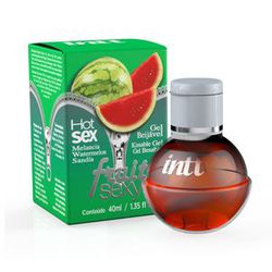 Gel Beijável Hot Sabor Melancia - SEGREDO SEX SHOP