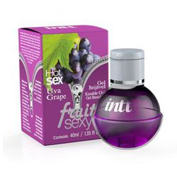 Gel Beijável Hot Sabor Uva - SEGREDO SEX SHOP