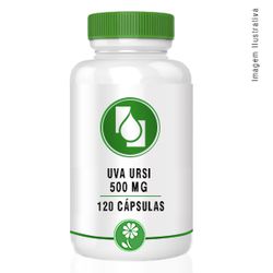 Uva Ursi 500mg 120cápsulas - Seiva Manipulação | Produtos Naturais e Medicamentos