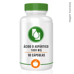 Ácido D Aspártico 1000mg 90cápsulas - Seiva Manipulação | Produtos Naturais e Medicamentos