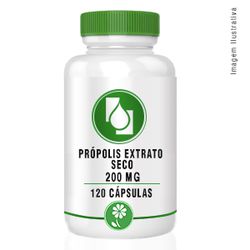 Própolis Extrato Seco 200mg 120cápsulas - Seiva Manipulação | Produtos Naturais e Medicamentos