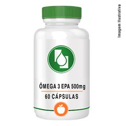 Ômega 3 EPA500mg 60cápsulas - Seiva Manipulação | Produtos Naturais e Medicamentos