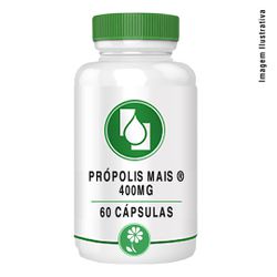 Própolis Mais ® 400mg 60cápsulas - Seiva Manipulação | Produtos Naturais e Medicamentos