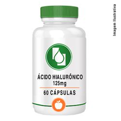 Ácido Hialurônico 125mg 60cápsulas - Seiva Manipulação | Produtos Naturais e Medicamentos