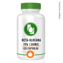 Beta Glucana 70% 500mg 120cápsulas - Seiva Manipulação | Produtos Naturais e Medicamentos