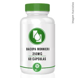Bacopa Monnieri 250mg 60cápsulas - Seiva Manipulação | Produtos Naturais e Medicamentos