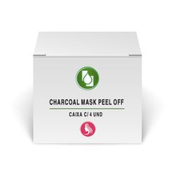 Charcoal Mask Peel Off caixa c/ 4 un - Seiva Manipulação | Produtos Naturais e Medicamentos