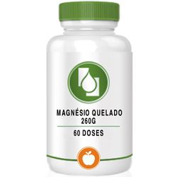 Magnésio quelado 260mg 60 doses - Seiva Manipulação | Produtos Naturais e Medicamentos
