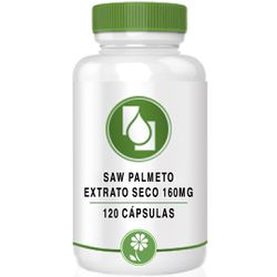 Saw Palmeto extrato seco 160mg 120cápsulas - Seiva Manipulação | Produtos Naturais e Medicamentos