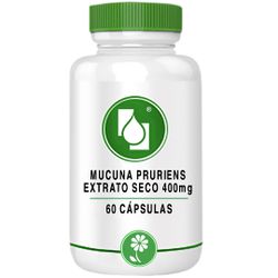 Mucuna pruriens Extrato seco 400mg 60cápsulas - Seiva Manipulação | Produtos Naturais e Medicamentos