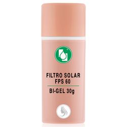 Filtro solar FPS 60 Bi-gel 30g - Seiva Manipulação | Produtos Naturais e Medicamentos