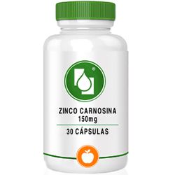 Zinco Carnosina 150mg 30 cápsulas - Seiva Manipulação | Produtos Naturais e Medicamentos