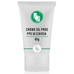 Creme OIL Free FPS 30 c/Aveia 65g - Seiva Manipulação | Produtos Naturais e Medicamentos