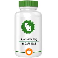 Astaxantina 5mg 60cápsulas - Seiva Manipulação | Produtos Naturais e Medicamentos