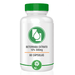 Beterraba Extrato 10% 500mg 60cápsulas - Seiva Manipulação | Produtos Naturais e Medicamentos