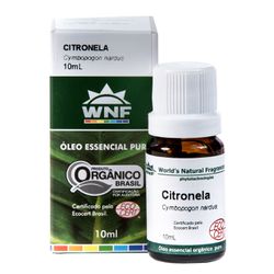 Óleo Essencial Citronela 10ml WNF - Seiva Manipulação | Produtos Naturais e Medicamentos