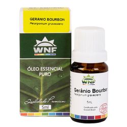 Óleo Essencial Gerânio 5ml WNF - Seiva Manipulação | Produtos Naturais e Medicamentos