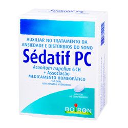 Sedatif Pc 60comprimidos Boiron - Seiva Manipulação | Produtos Naturais e Medicamentos