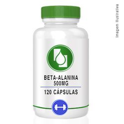 Beta-Alanina 500mg 120 cápsulas - Seiva Manipulação | Produtos Naturais e Medicamentos