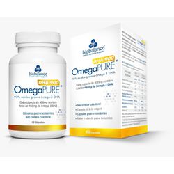 Omegapure DHA 500mg 60 cápsulas - Seiva Manipulação | Produtos Naturais e Medicamentos