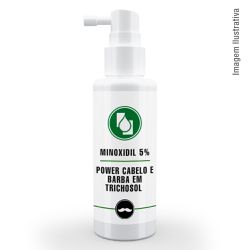 Minoxidil 5% Power Cabelo e Barba em Trichosol ™ 1... - Seiva Manipulação | Produtos Naturais e Medicamentos