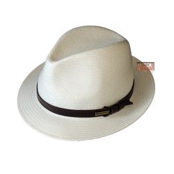 Chapéu Fedora Shantung Cor Natural - Selaria Irmãos Andrade