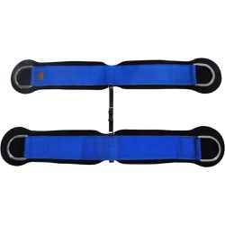 CONJ. BARRIG. ANATÔMICA NEOPRENE MANGALARGA AZUL -... - Selaria Irmãos Andrade