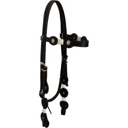 CABEÇADA RB 01 PRETO - 214 - Selaria Irmãos Andrade
