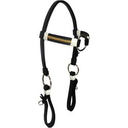 CABEÇADA RB 06 PRETO - 406 - Selaria Irmãos Andrade