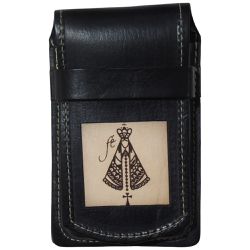 CAPA DE COURO P/CELULAR M CLEAN MARROM - 5792 - Selaria Irmãos Andrade