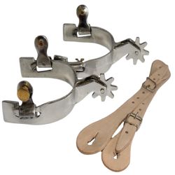 ESPORA QUARTO DE MILHA INOX INFANTIL - 1276 - Selaria Irmãos Andrade