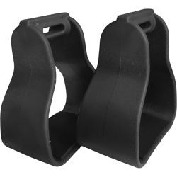 ESTRIBO PVC PRETO - 221 - Selaria Irmãos Andrade