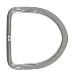 MEIA ARGOLA INOX CHATA 25MM - 1224 - Selaria Irmãos Andrade