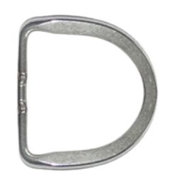 MEIA ARGOLA INOX CHATA 63MM - 1222 - Selaria Irmãos Andrade