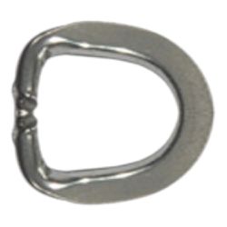 MEIA ARGOLA INOX CHATA 16MM - 1668 - Selaria Irmãos Andrade