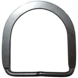 MEIA ARGOLA INOX CHATA 90MM - 3369 - Selaria Irmãos Andrade