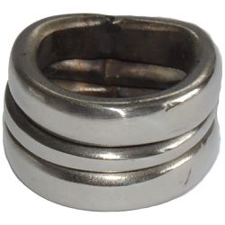 VIROLA DUPLA INOX - 273 - Selaria Irmãos Andrade