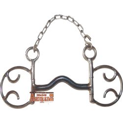 FREIO ESPANHOL C/ BOCAL BAIXO INOX - 67 - Selaria Irmãos Andrade